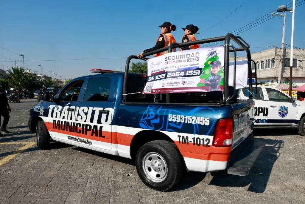 Presidenta de Chimalhuacán encabeza inicio del dispositivo “operación seguridad decembrina”