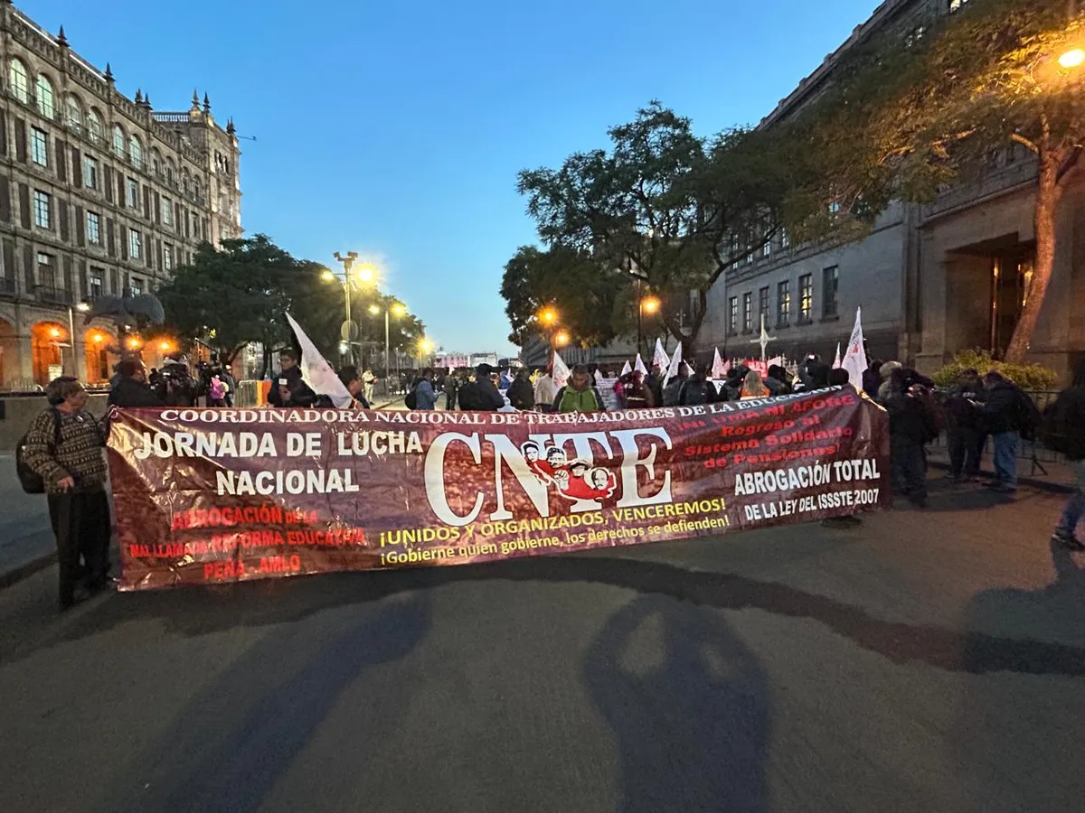 El objetivo de las protestas es exigir la abrogación de la Ley del ISSSTE de 2007 y la eliminación de las reformas educativas impulsadas en los gobiernos de Enrique Peña Nieto y Andrés Manuel López Obrador.