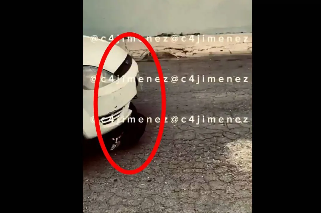 Captan en VIDEO a sujeto que atropella, arrastra y deja moribunda a mujer en Neza