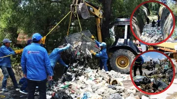 En Chicoloapan retiran 100 toneladas de basura a la semana en calles