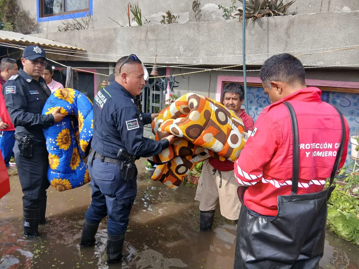 Atiende Gobierno de Toluca afectaciones por lluvias en San Pedro Totoltepec