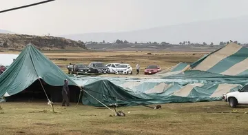 Ixtlahuaca: También cae lona en cierre de evento de campaña