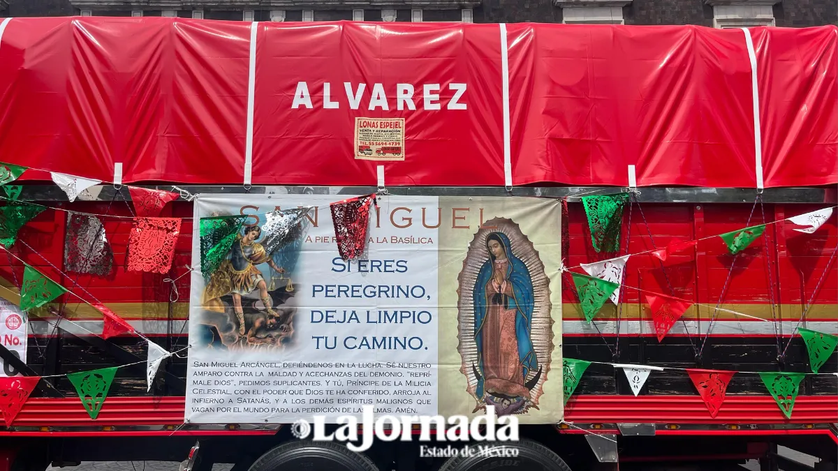 Cientos de peregrinos acampan en Toluca, mañana caminarán por Tollocan rumbo al Tepeyac