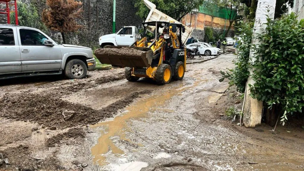 La Magdalena Contreras atiende deslaves e inundaciones de las últimas 48 horas