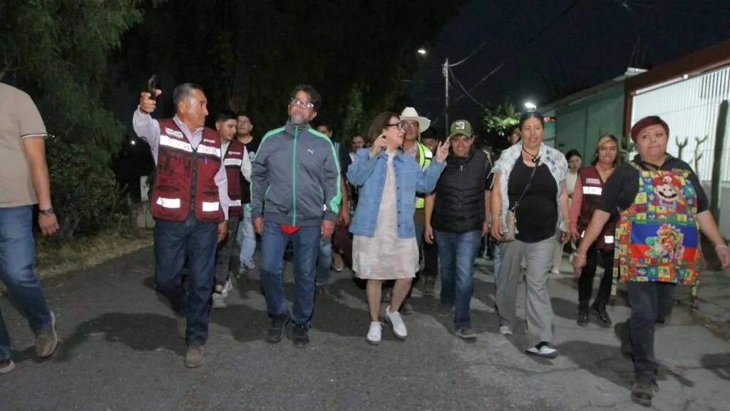 Trasforman camino Venta de Carpio en Sendero Seguro en Ecatepec