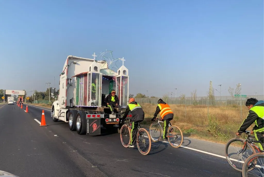 Despliegan operativo especial para peregrinos guadalupanos en Ecatepec y Texcoco