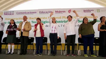Edomex: Claudia Sheinbaum inaugura dos bachilleratos, uno de Chimalhuacán y otro en Ixtapaluca