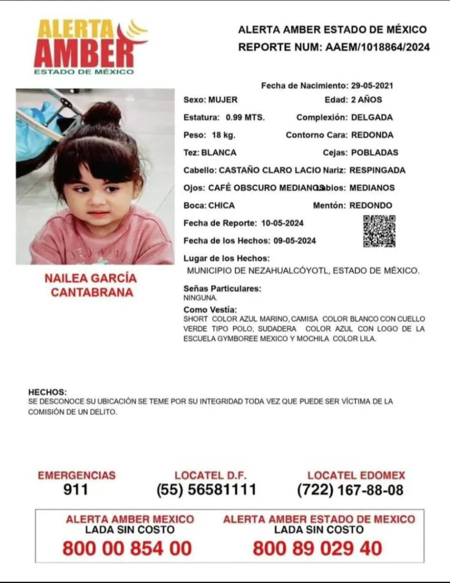 Bloquean el Circuito Exterior Mexiquense por niña reportada como desaparecida