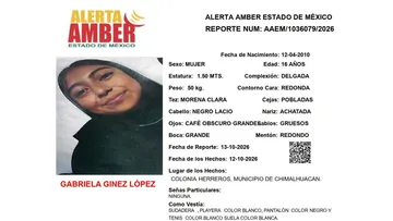 Alerta Amber: Se busca a Gabriela Ginez López, desaparecida en Chimalhuacán
