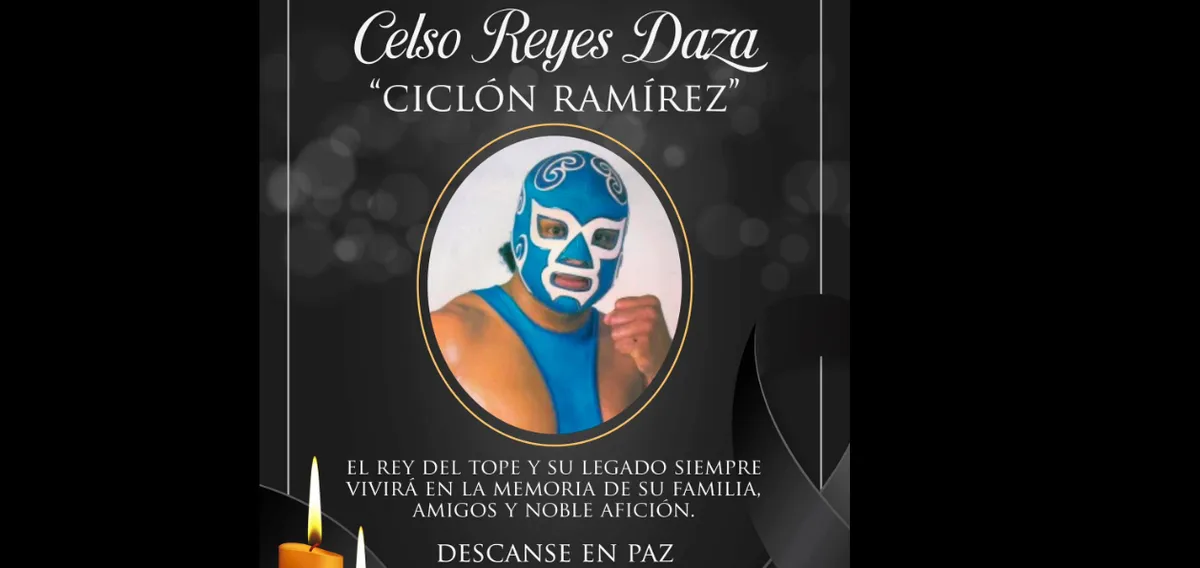 Luto en la lucha libre: Fallece el legendario “Ciclón Ramírez”