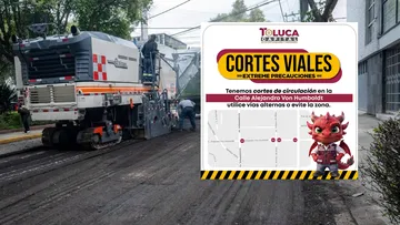 ¡Atención automovilistas! Habrá cierres parciales por bacheo en Toluca.