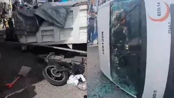 [VIDEO] Se registra fuerte accidente en el Centro de Huixquilucan