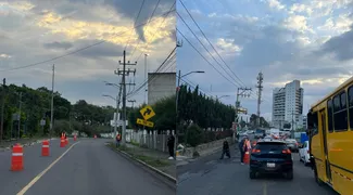 Huixquilucan habilita carril reversible en la carretera Huixquilucan-Río Hondo para agilizar la circulación