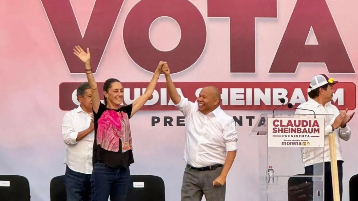Claudia Sheinbaum sostuvo una gira de trabajo por Tlalnepantla