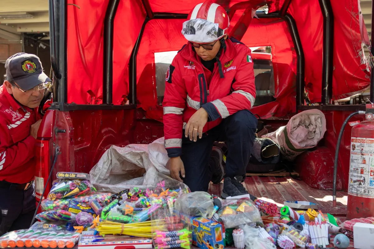 Refuerza Toluca operativo contra la venta irregular de pirotecnia