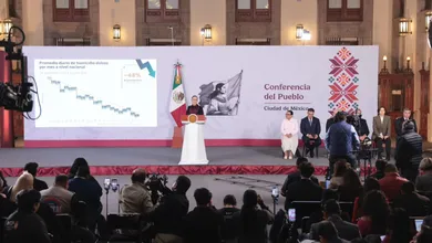 La incidencia de homicidios baja 48% en México entre septiembre de 2024 y junio de 2026, informó Claudia Sheinbaum al presentar el reporte nacional de seguridad.