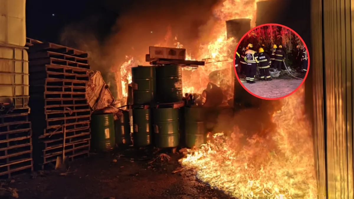 Controlan megaincendio en bodega clandestina de solventes en Xalostoc, Ecatepec