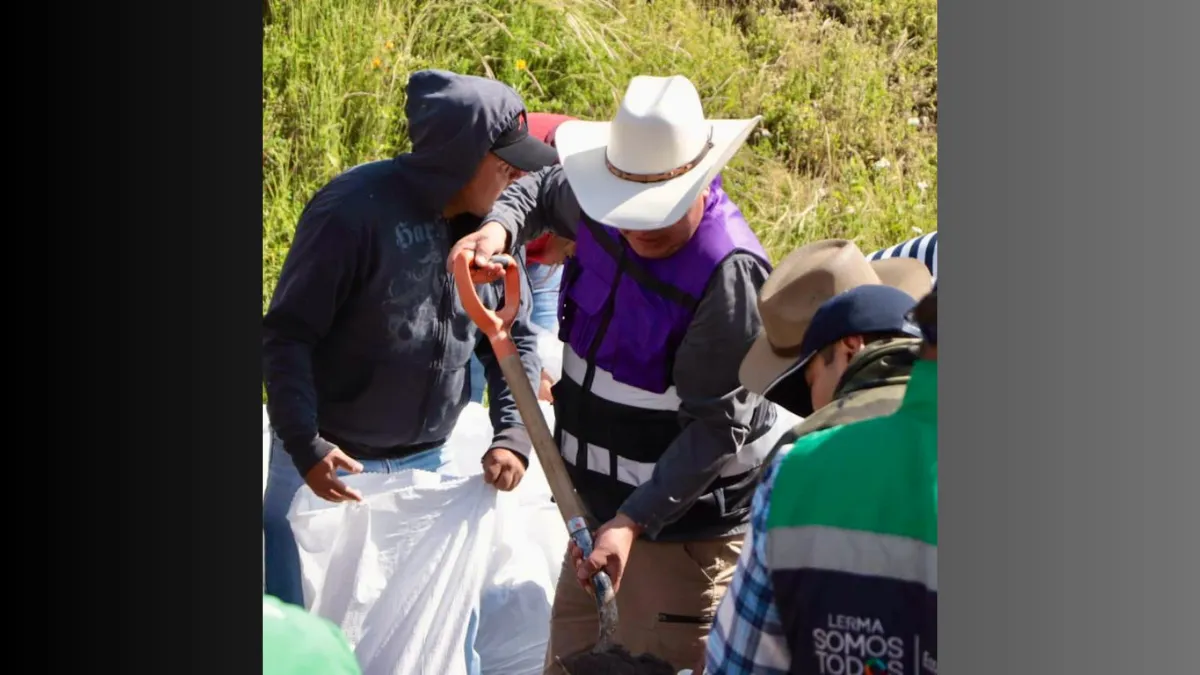 Encostalamiento en el Río Lerma es encabezado por alcalde Miguel Ángel Ramírez