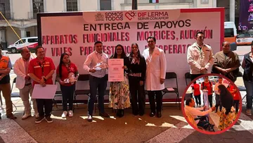 Lerma entrega apoyos funcionales motrices, auditivos y vales para laboratorio