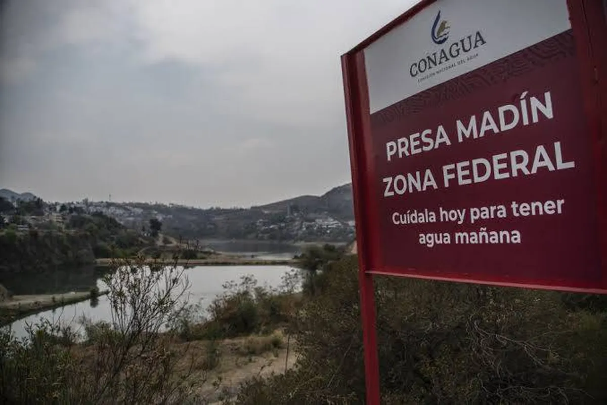Presa Madin: desciende nivel a 40%