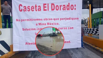 Habitantes de Mina México toman otra vez Caseta “El Dorado”