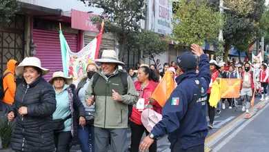 Estas restricciones obedecen al arranque del recorrido de los contingentes que se dirigen hacia la Ciudad de México.