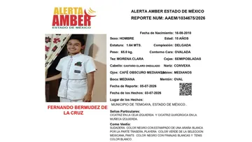 Alerta Amber: Se busca a Fernando Bermúdez de la Cruz, desaparecido en Temoaya