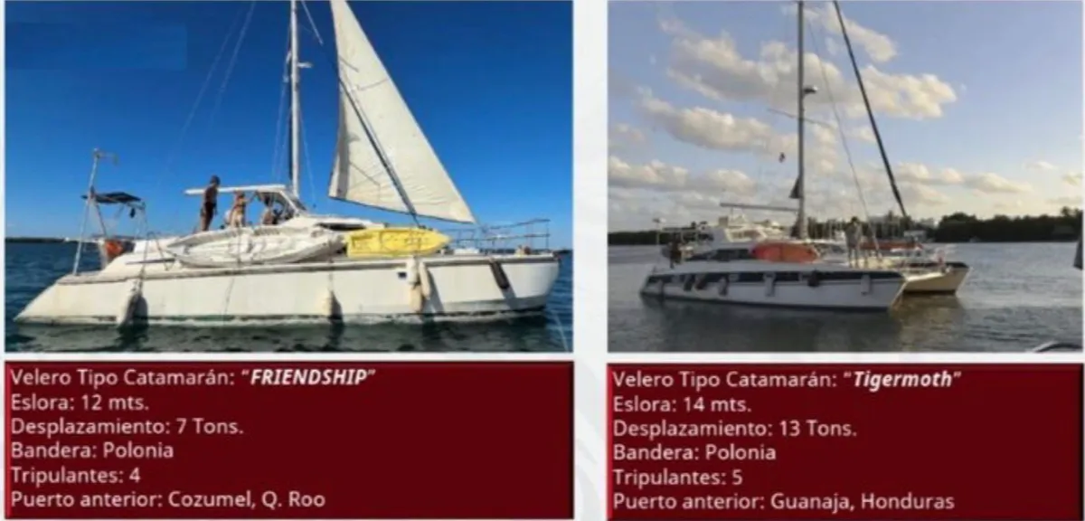 Semar localiza y rescata a veleros perdidos en el Caribe con destino a Cuba