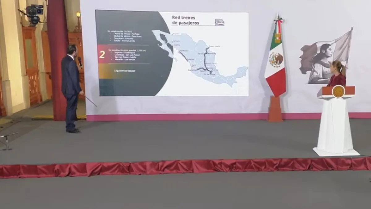 Tren al AIFA operará antes de Semana Santa; Sheinbaum confirma avances en rutas a Pachuca y Querétaro.