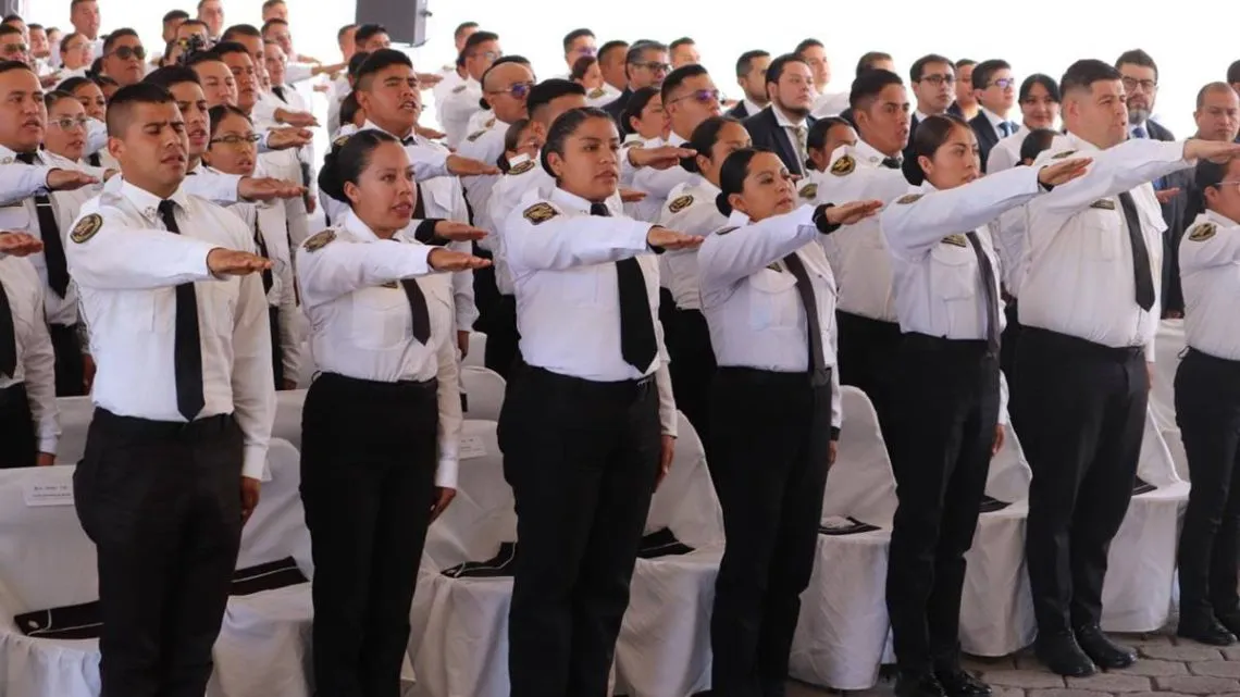 Secretaría de Seguridad del Edomex realiza ceremonia de graduación