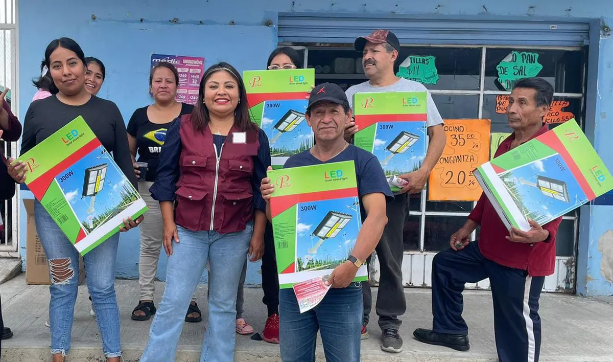 Chalco: Iluminan las calles del municipio para garantizar la seguridad