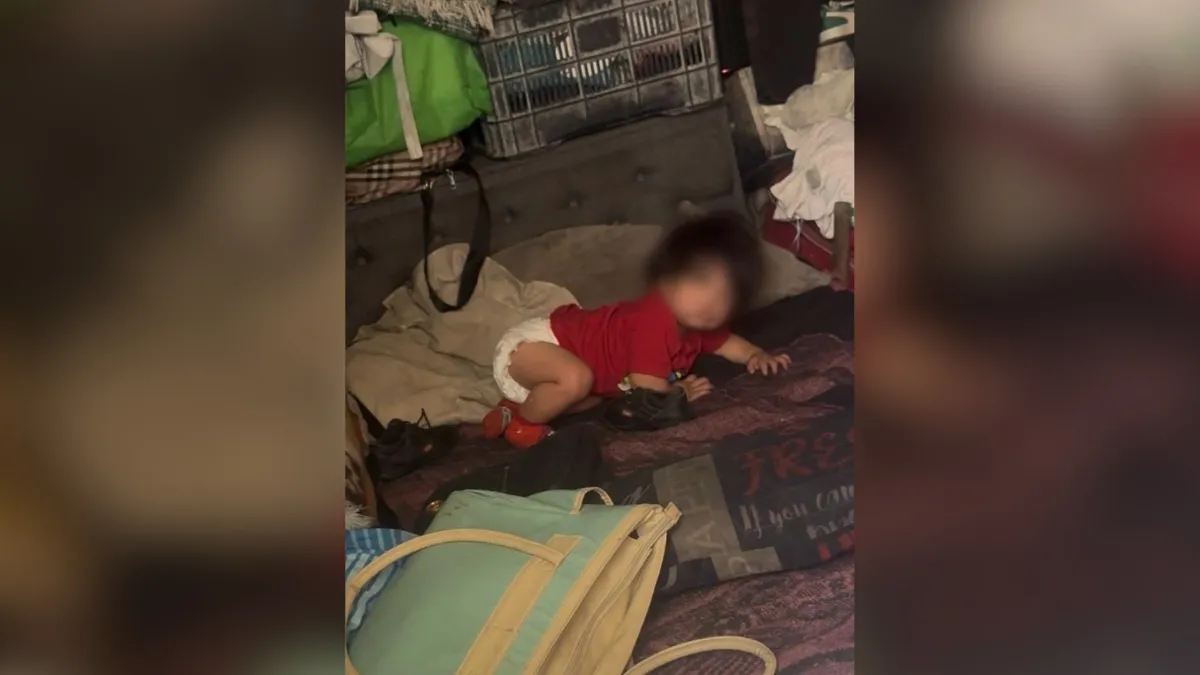 Bebé abandonado en una choza de lámina es rescatado en Ecatepec