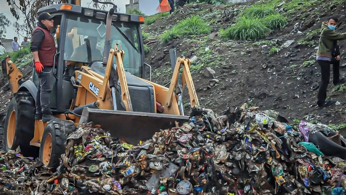 Retiran 200 toneladas de basura entre Chimalhuacán y Chicoloapan