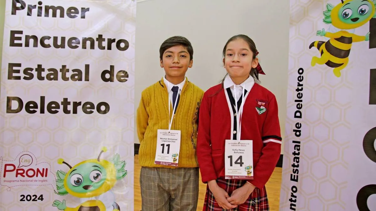 Edomex presente en el Primer Encuentro Nacional de Deletreo