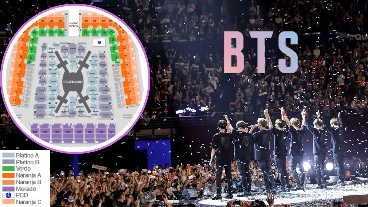 Boletos BTS México 2026 por zona. Aquí todos los detalles