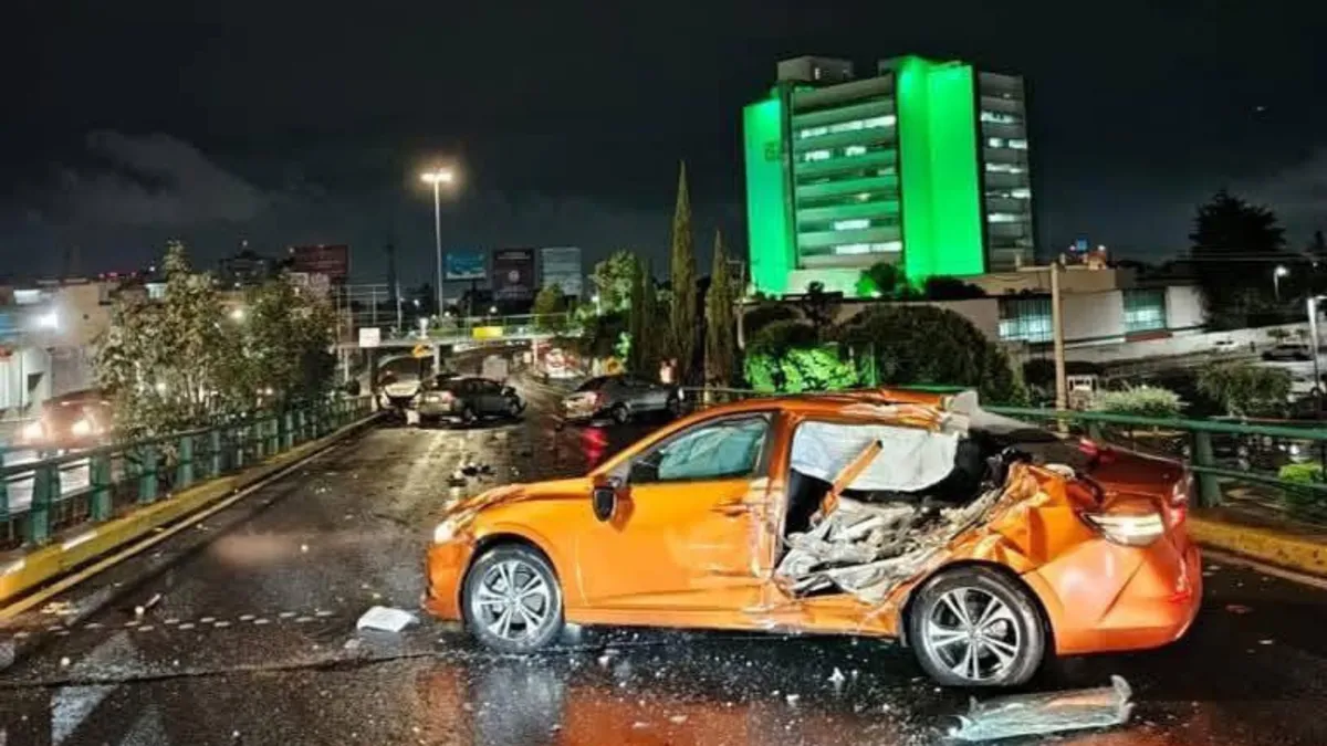Se registró un fuerte accidente en Paseo Tollocan