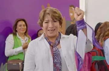 Levantemos el puño y la voz contra la desigualdad y la violencia: Delfina Gómez