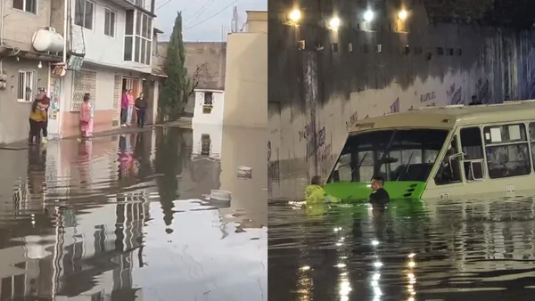 CDMX: Calles y viviendas inundadas por lluvias