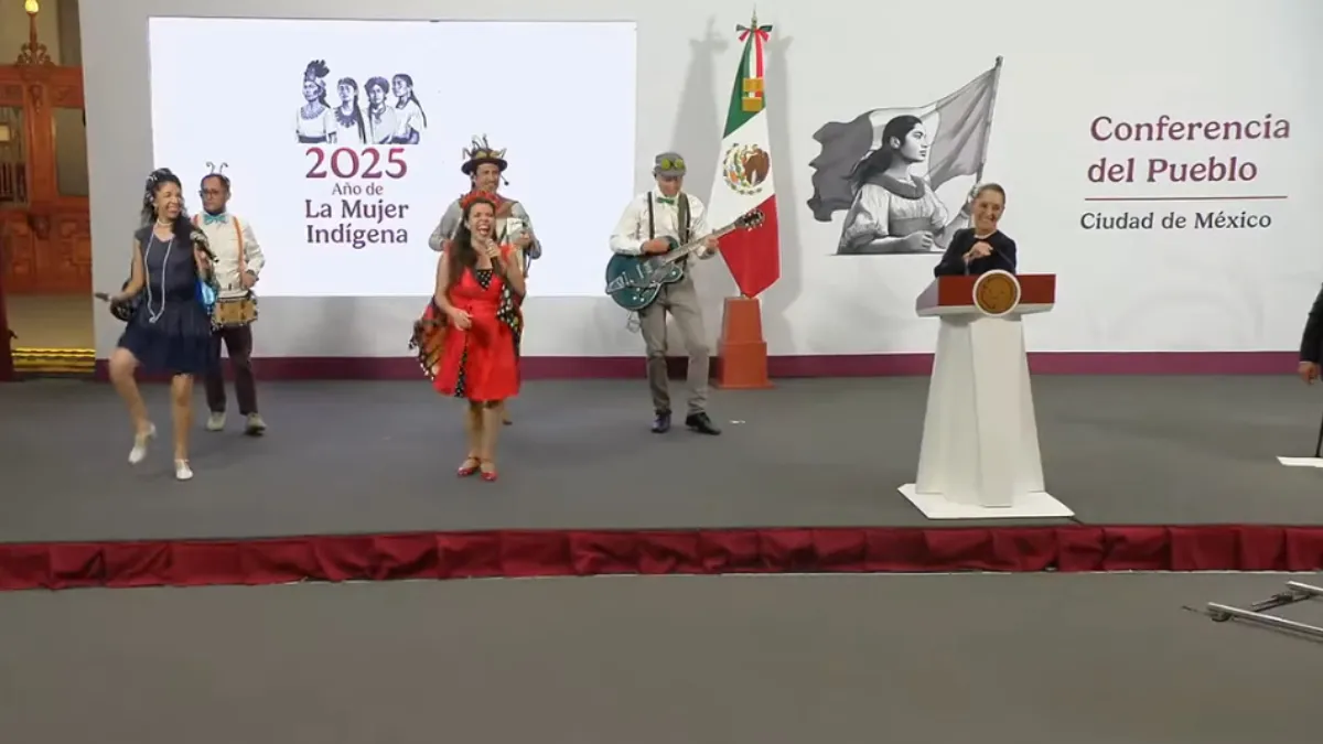 La mañanera de este miércoles 30 de abril se dedicó a las infancias, y desde Palacio Nacional celebraron el Día del Niño.