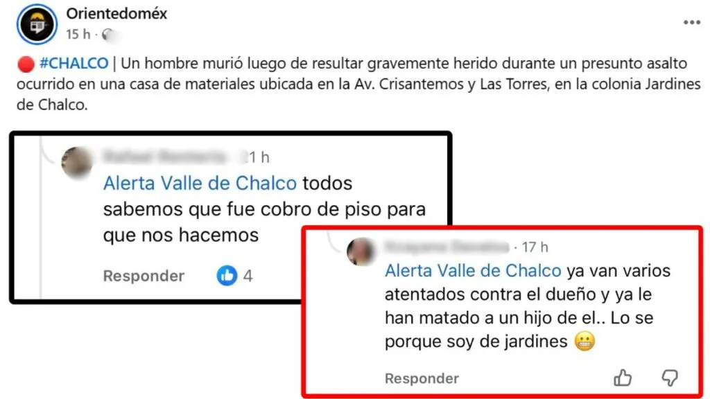 Asalto en Chalco deja a un hombre sin vida tras ataque a mano armada