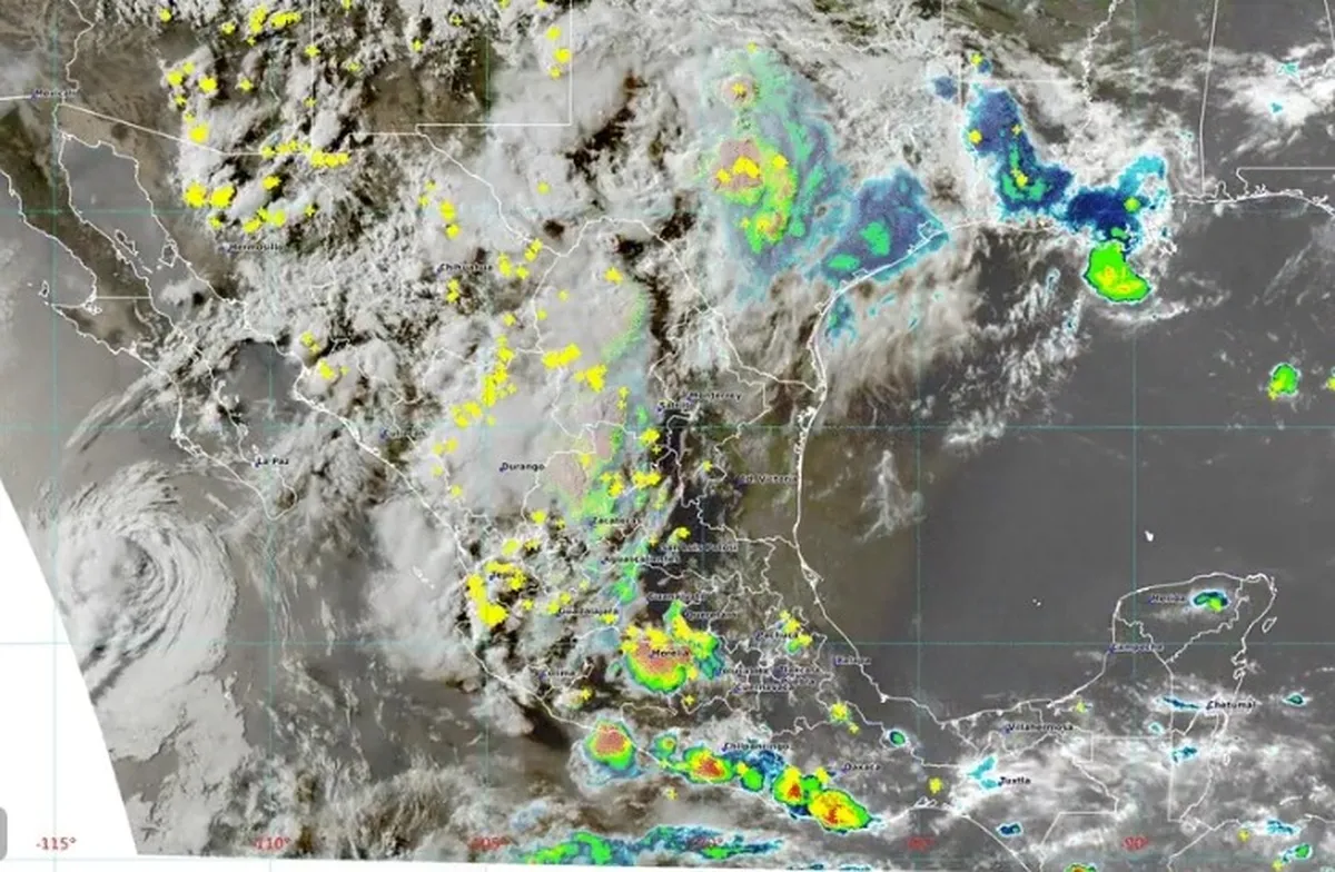 Monzón mexicano provocará lluvias intensas al norte del país