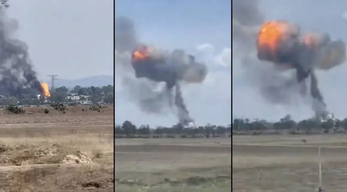 Reportan explosión en ducto de Polotitlán