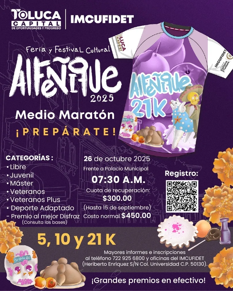 ¡Participa en el Medio Maratón Alfeñique 2025!