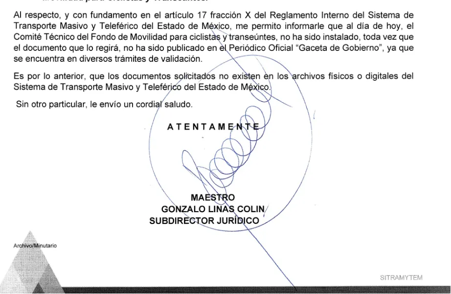 Hacen perdedizo recurso para ciclovías en Edomex