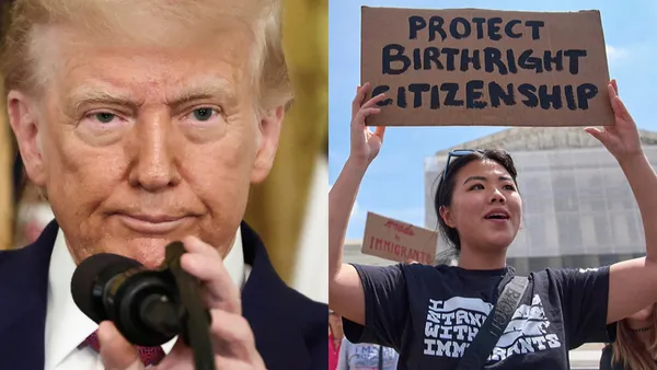 Un juez federal bloquea la orden ejecutiva de Trump que pone en riesgo la ciudadanía de bebés nacidos en EU de padres migrantes.