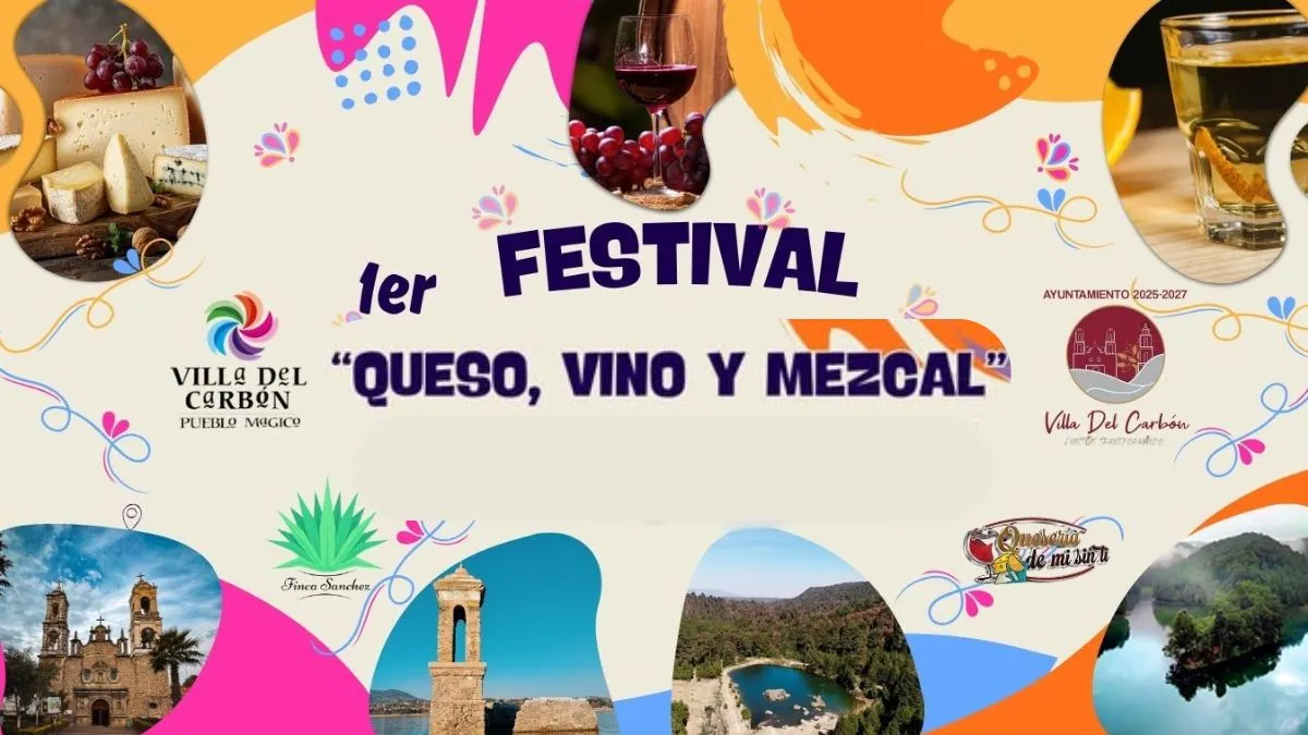 Festival del Queso, vino y mezcal en Villa del Carbón