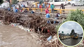 Naucalpan atiende afectaciones del desbordamiento del Río Hondo