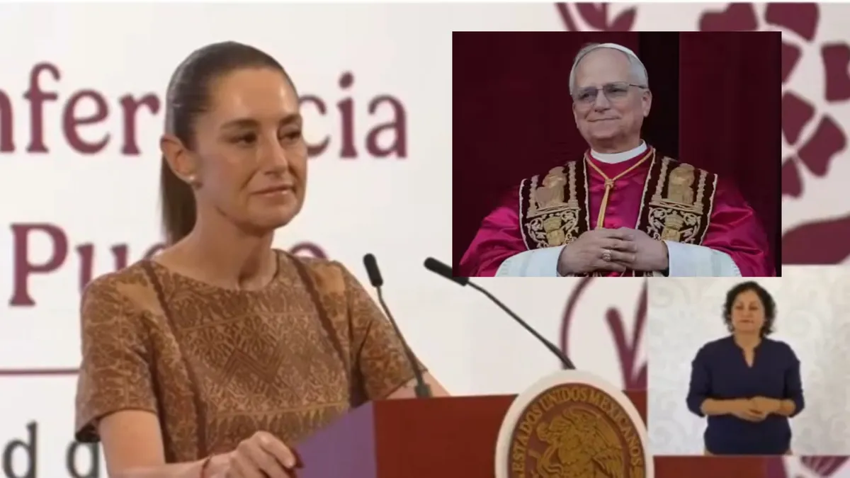 [VIDEO] Claudia Sheinbaum felicita al Papa León XIV : “Lo vamos a invitar a México”