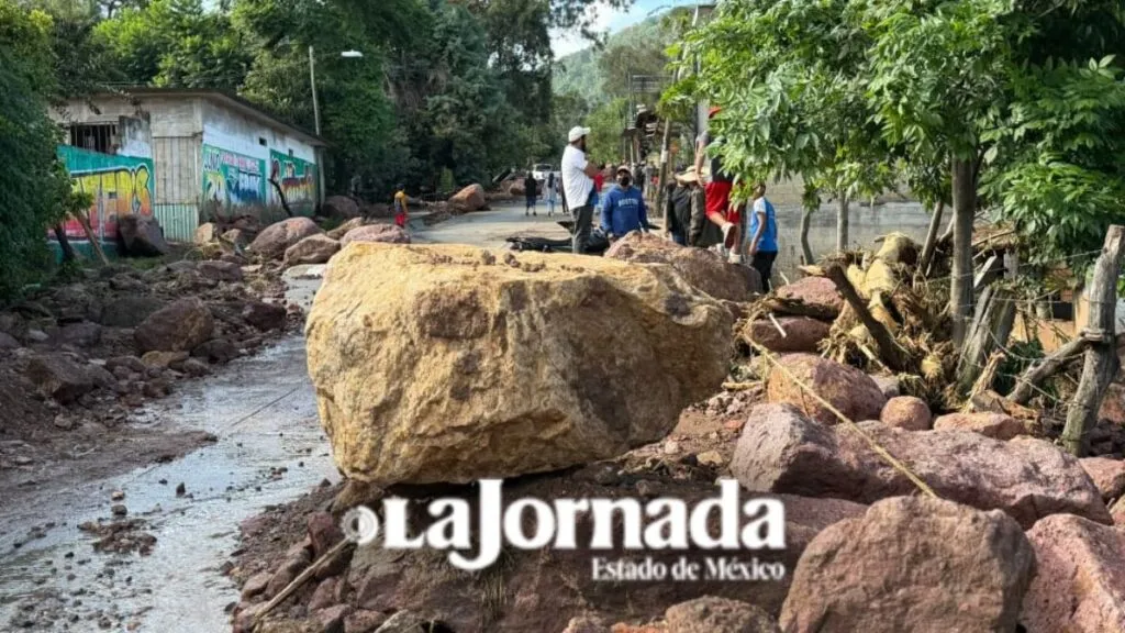Activan PLAN DN-III en San Pedro Tenayac; tromba deja afectaciones [VIDEO]