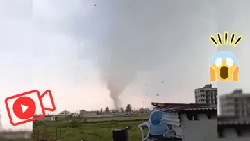 Remolino en Temoaya y Otzolotepec es captado en VIDEO y alerta a habitantes